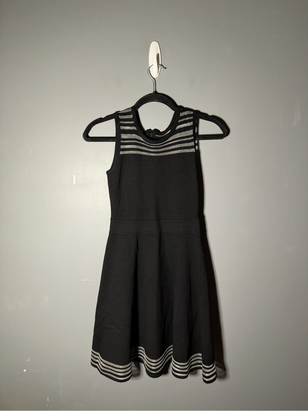 Milly Invisible Stripe Fit & Flare Dress Size XS - Picture 2 of 5